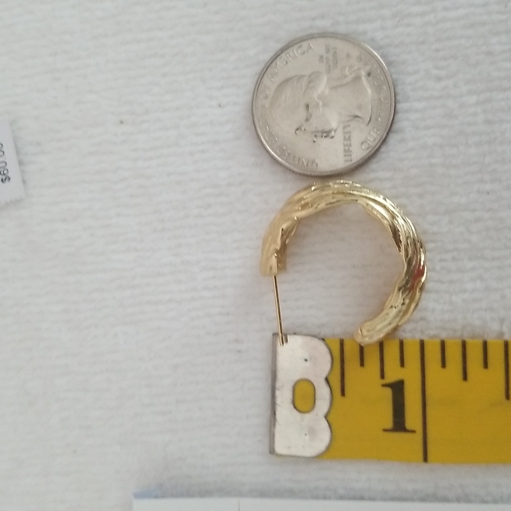 New Kendra Scott Caprise Hoop Earrings - Picture 6 of 6